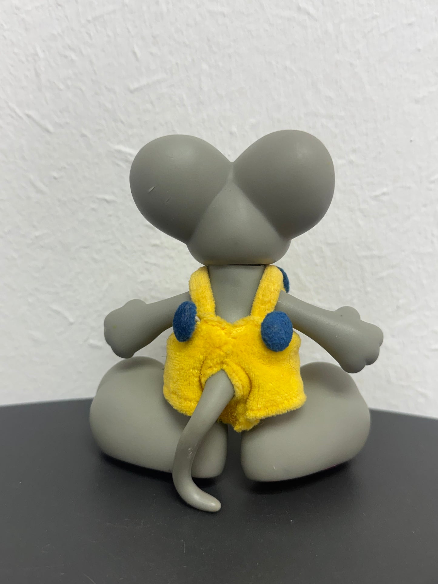Diddl Grau mit gelber Latzhose Figur