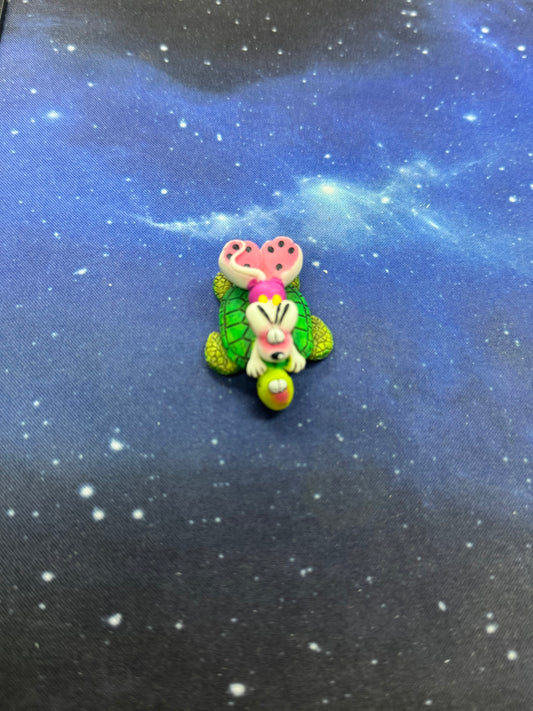 Diddl auf Schildkröte Sammelfigur