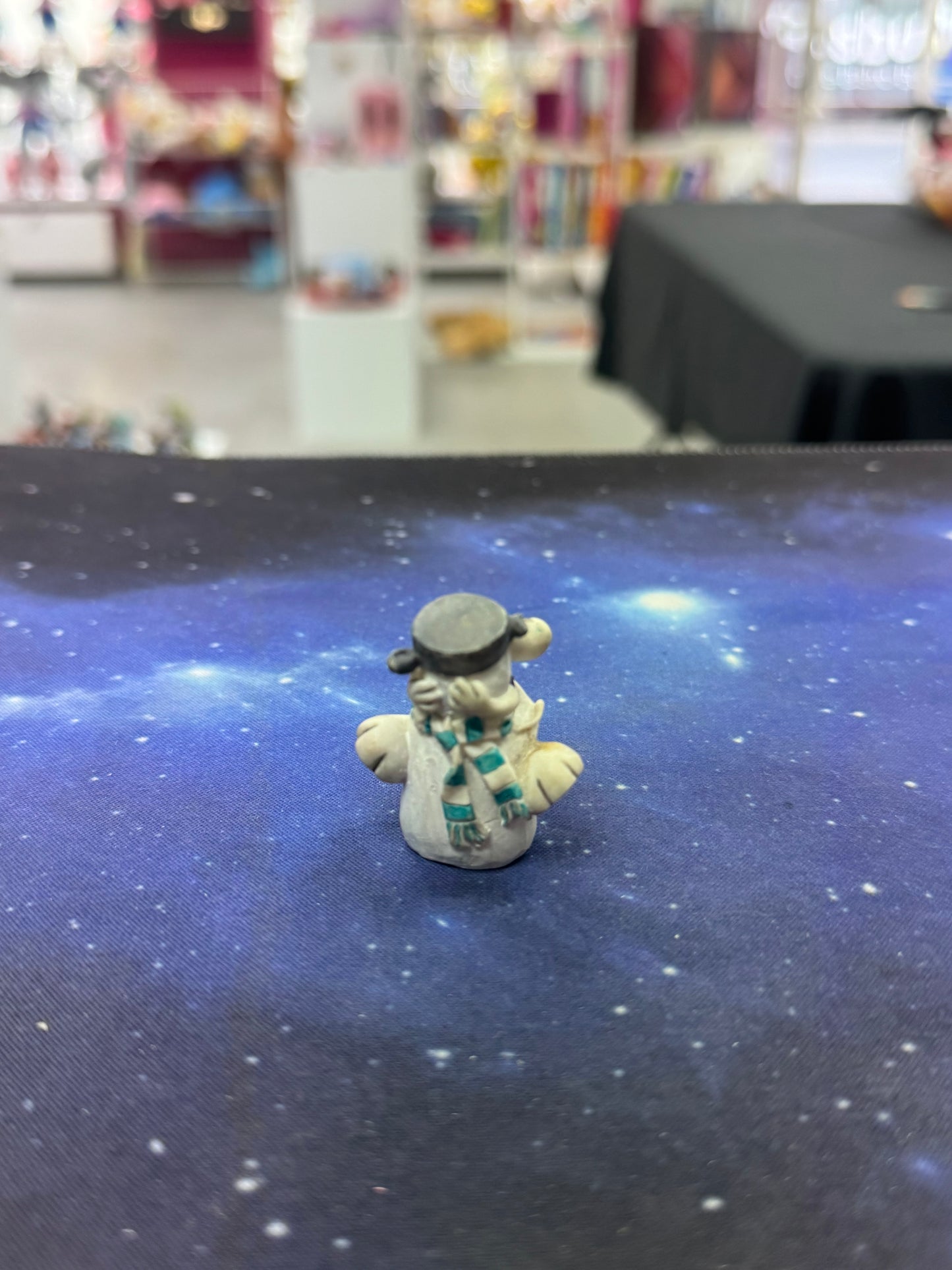 Diddl umarmt Schneemann Sammelfigur