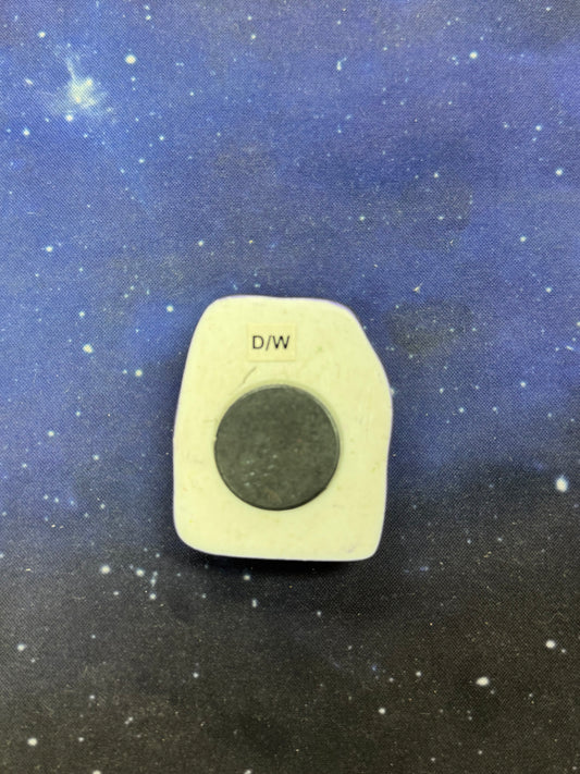 Diddl in lilaner Latzhose Magnet