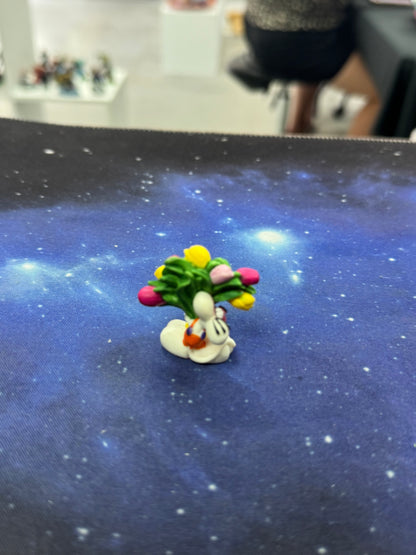 Diddl mit Blumenstrauß Sammelfigur