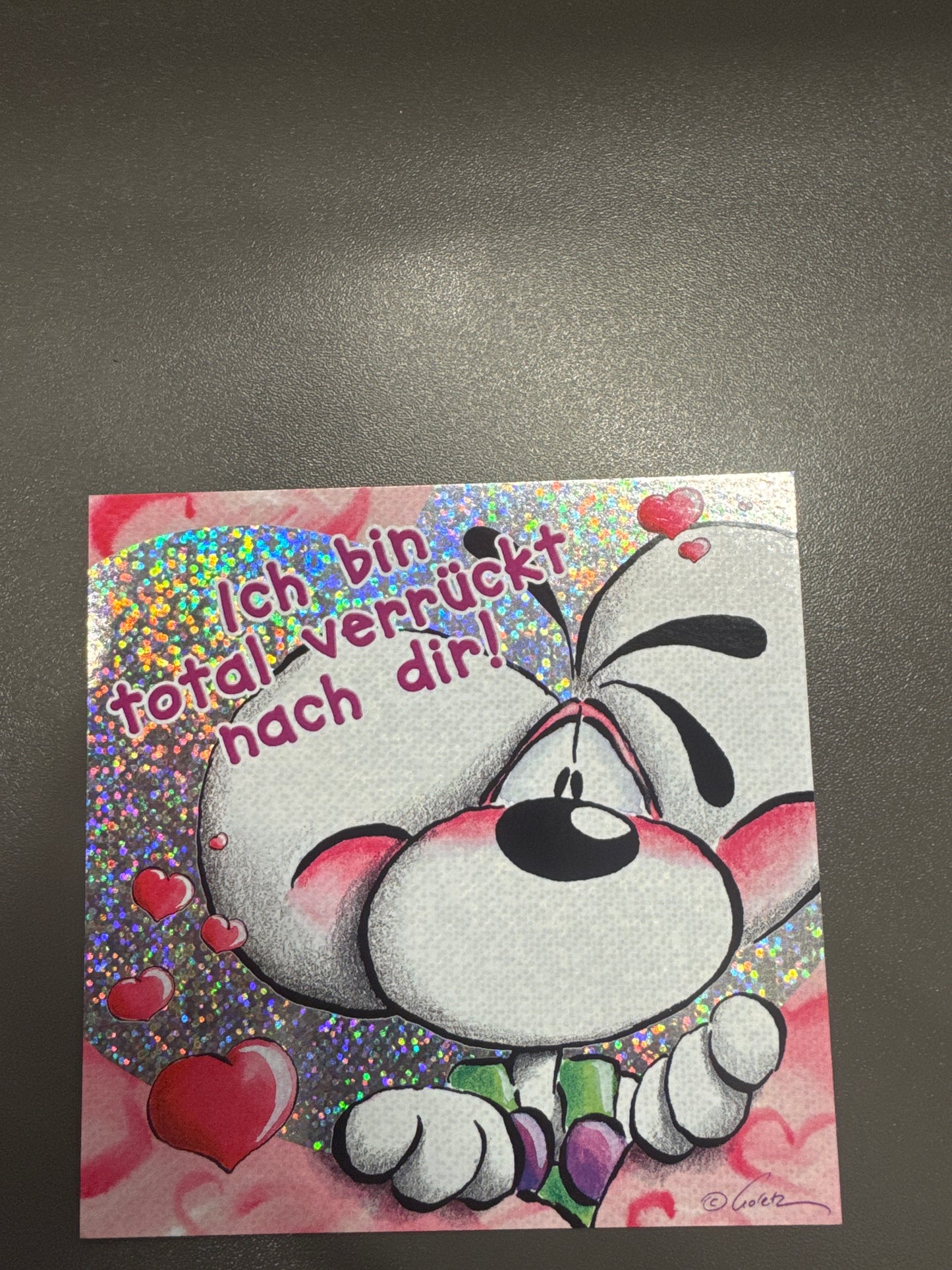 Diddl Magazin Glitzerkarte Nr.1