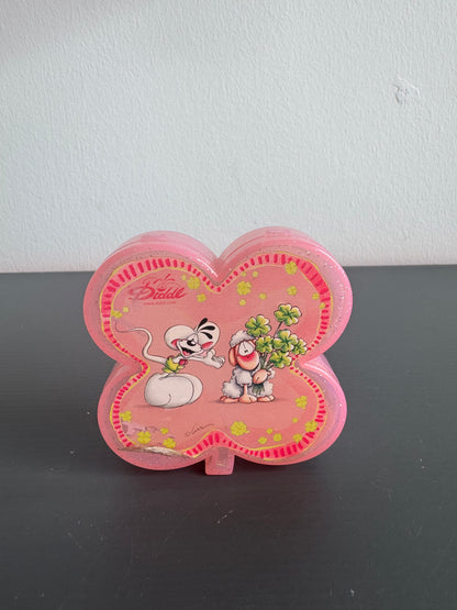 Diddl Blumen Dose rosa