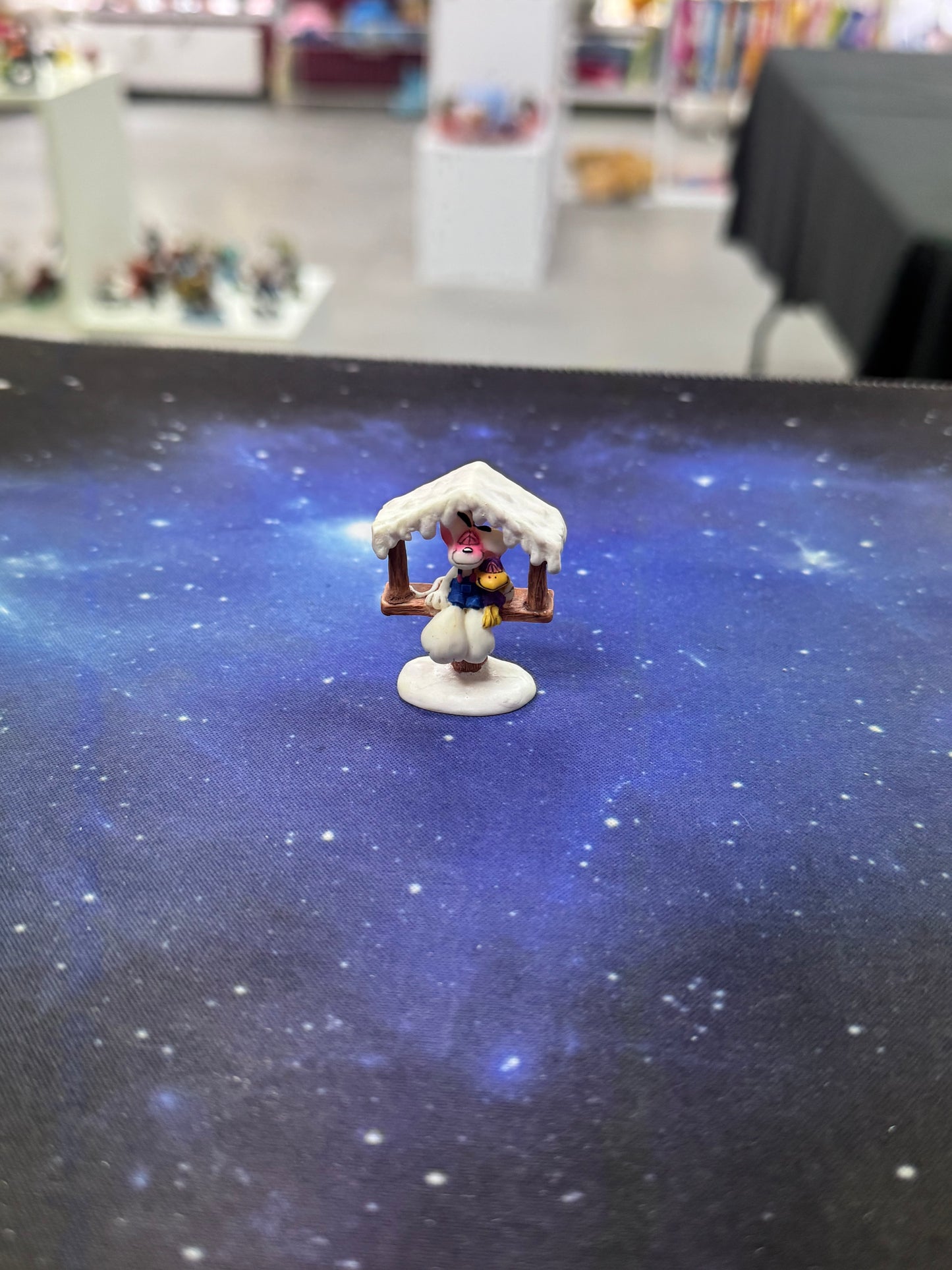 Diddl auf Holz Sammelfigur