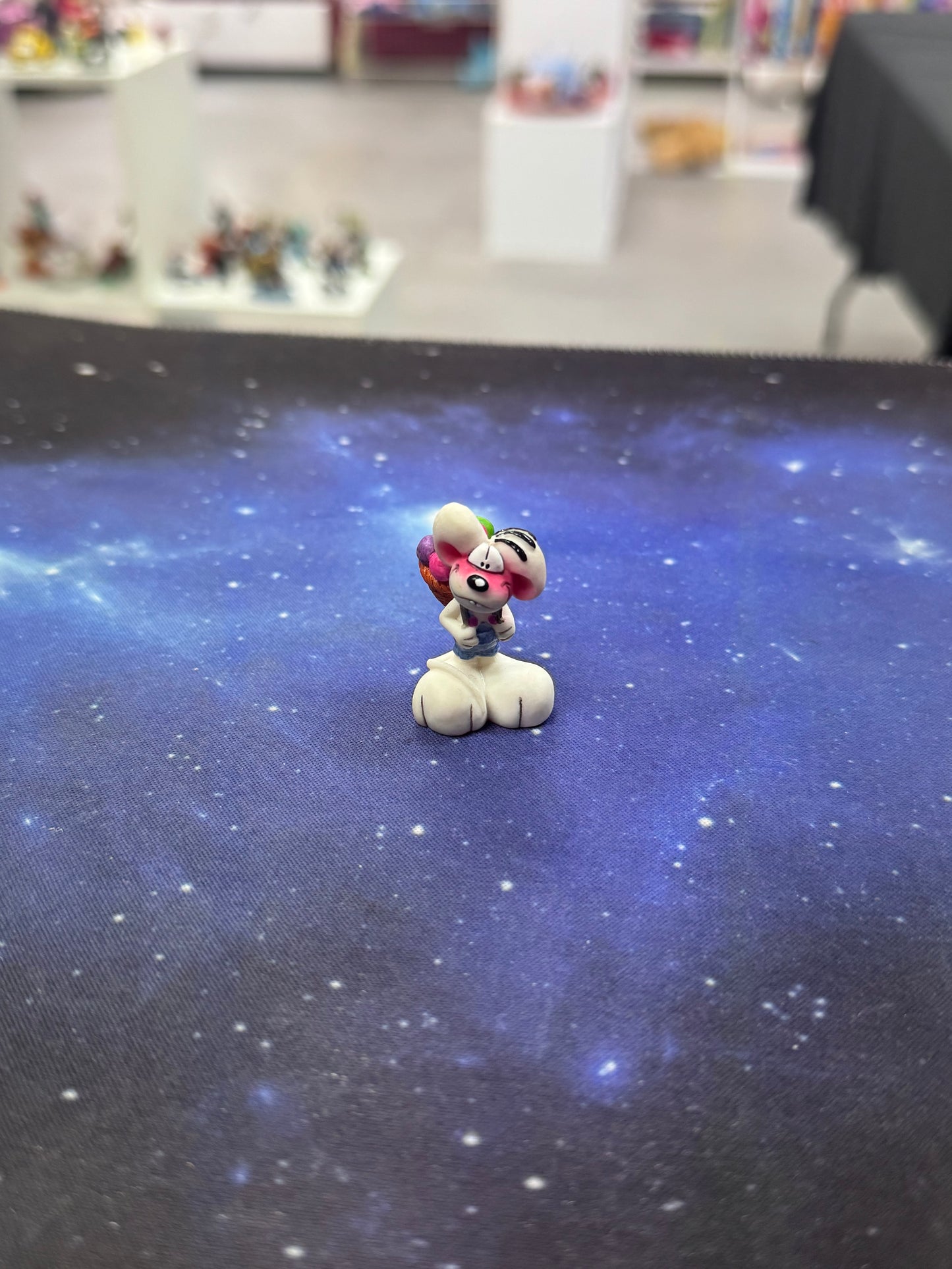 Diddl mit Korb Sammelfigur