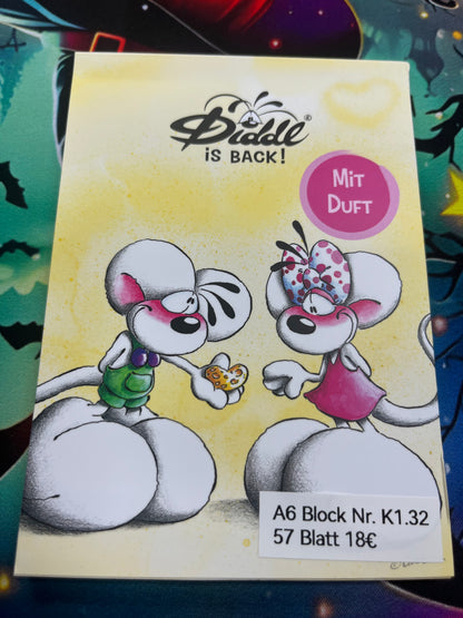 Diddl A6 Block Nr. K1.32 57 Blatt