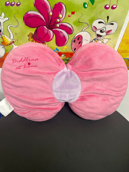 Diddlina Schleifen Kissen rosa