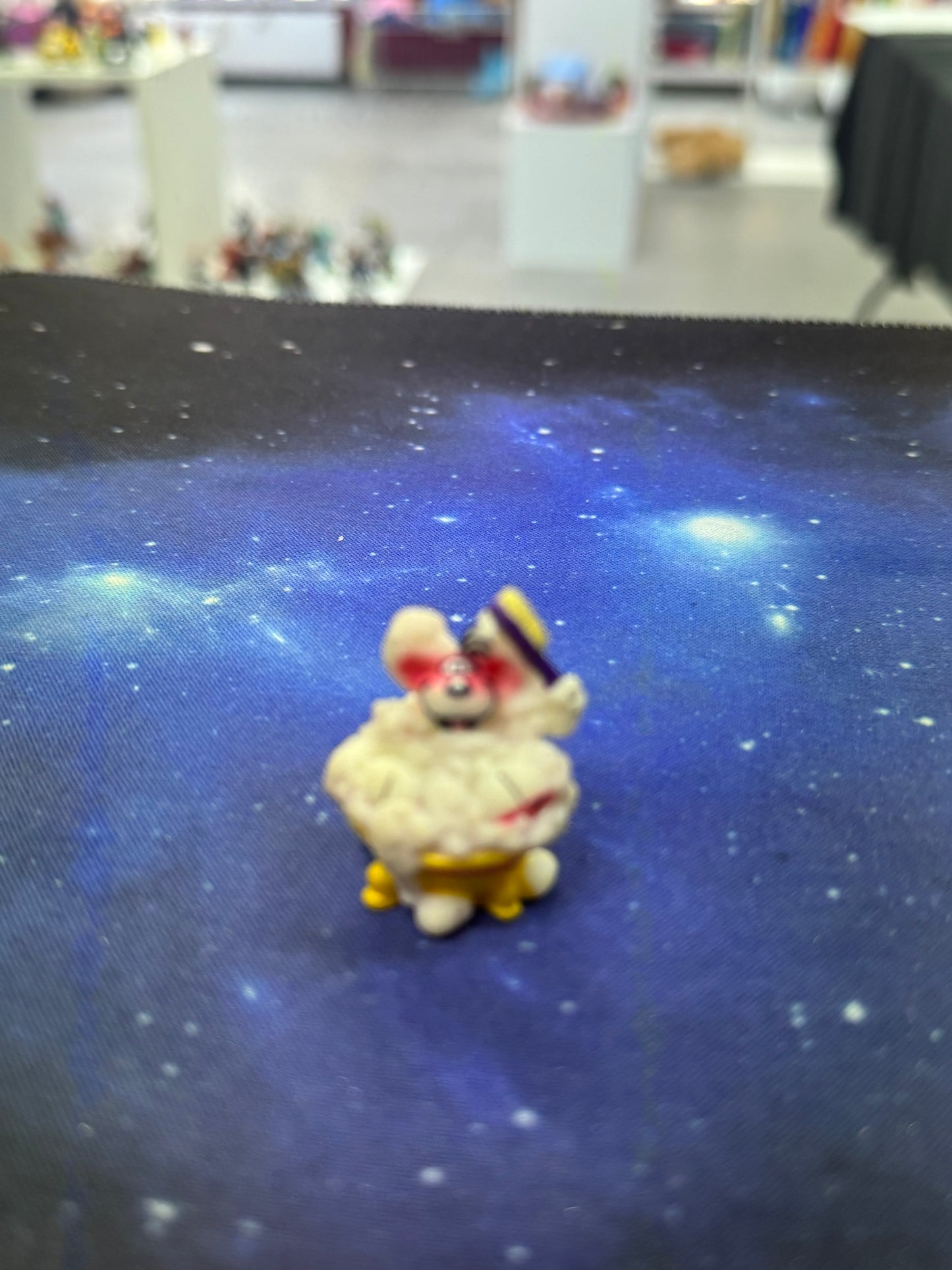 Diddl weiß am baden Sammelfigur