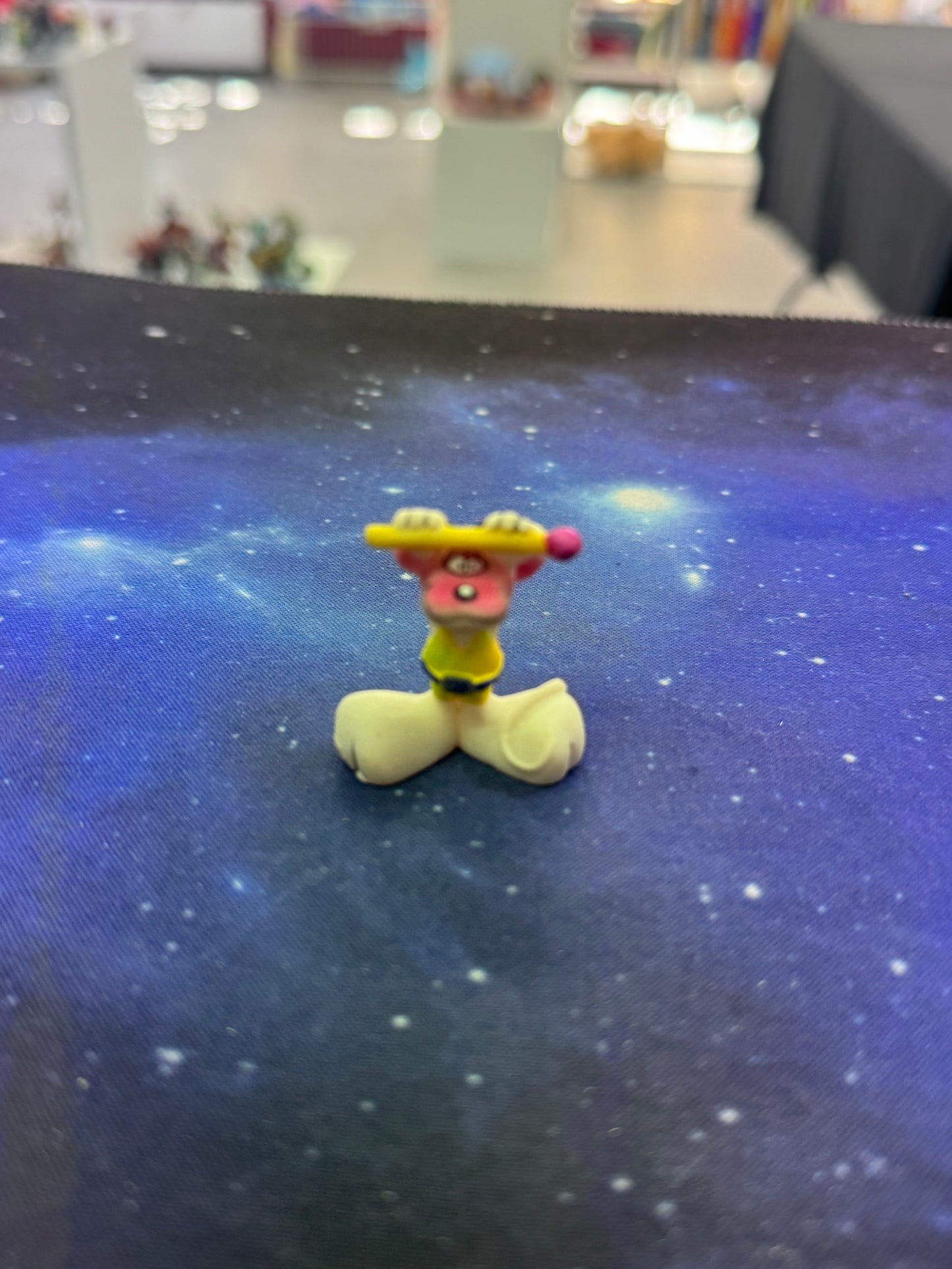 Diddl in weiß mit Sportklamotten Sammelfigur