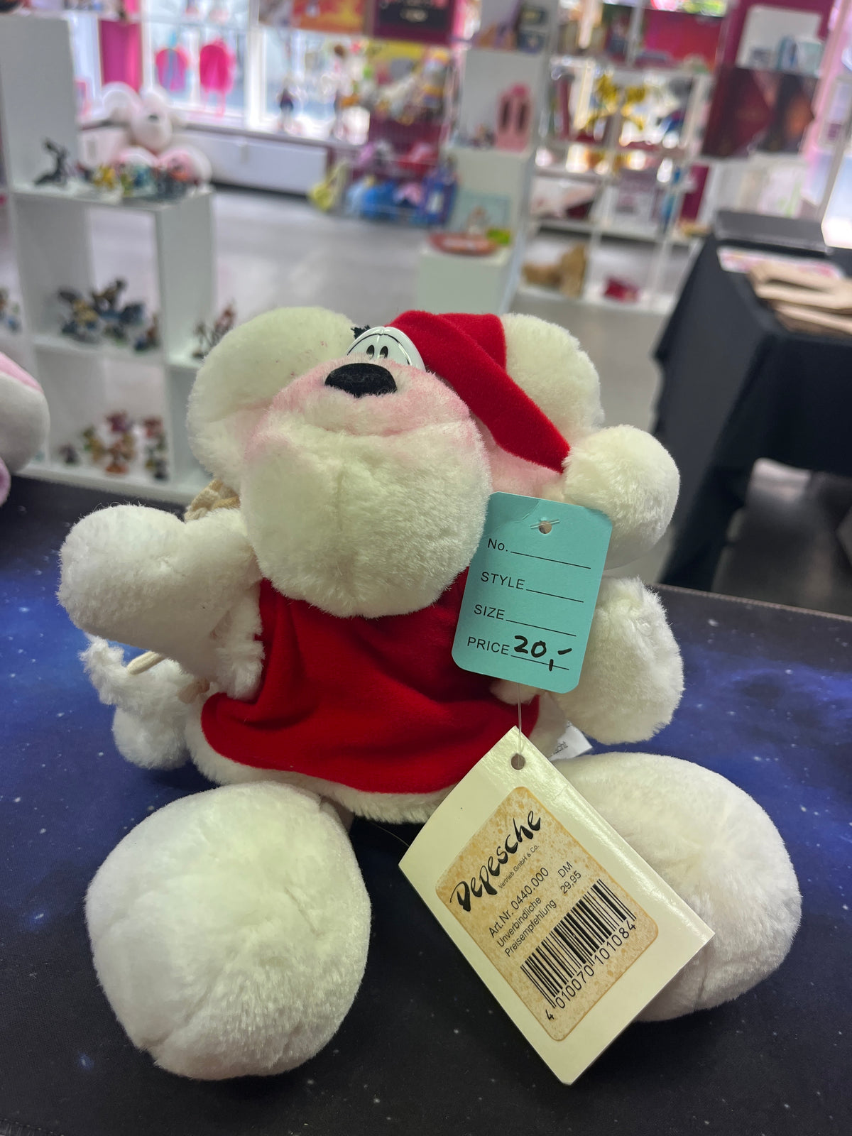 Diddl Weihnachtsmann mit Etikett 15cm