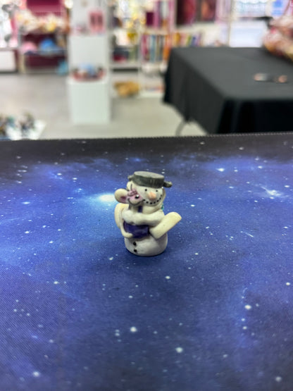 Diddl umarmt Schneemann Sammelfigur