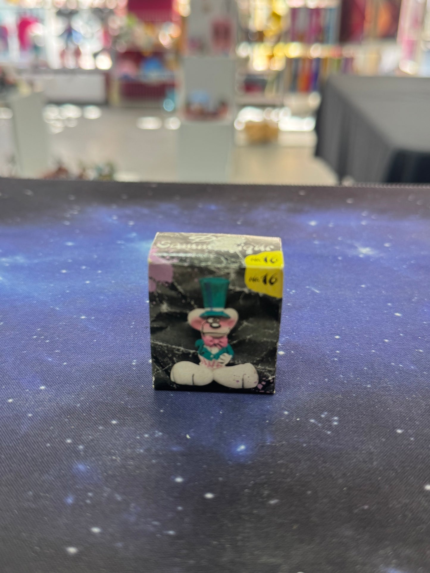 Diddl weiß mit Hut Sammelfigur