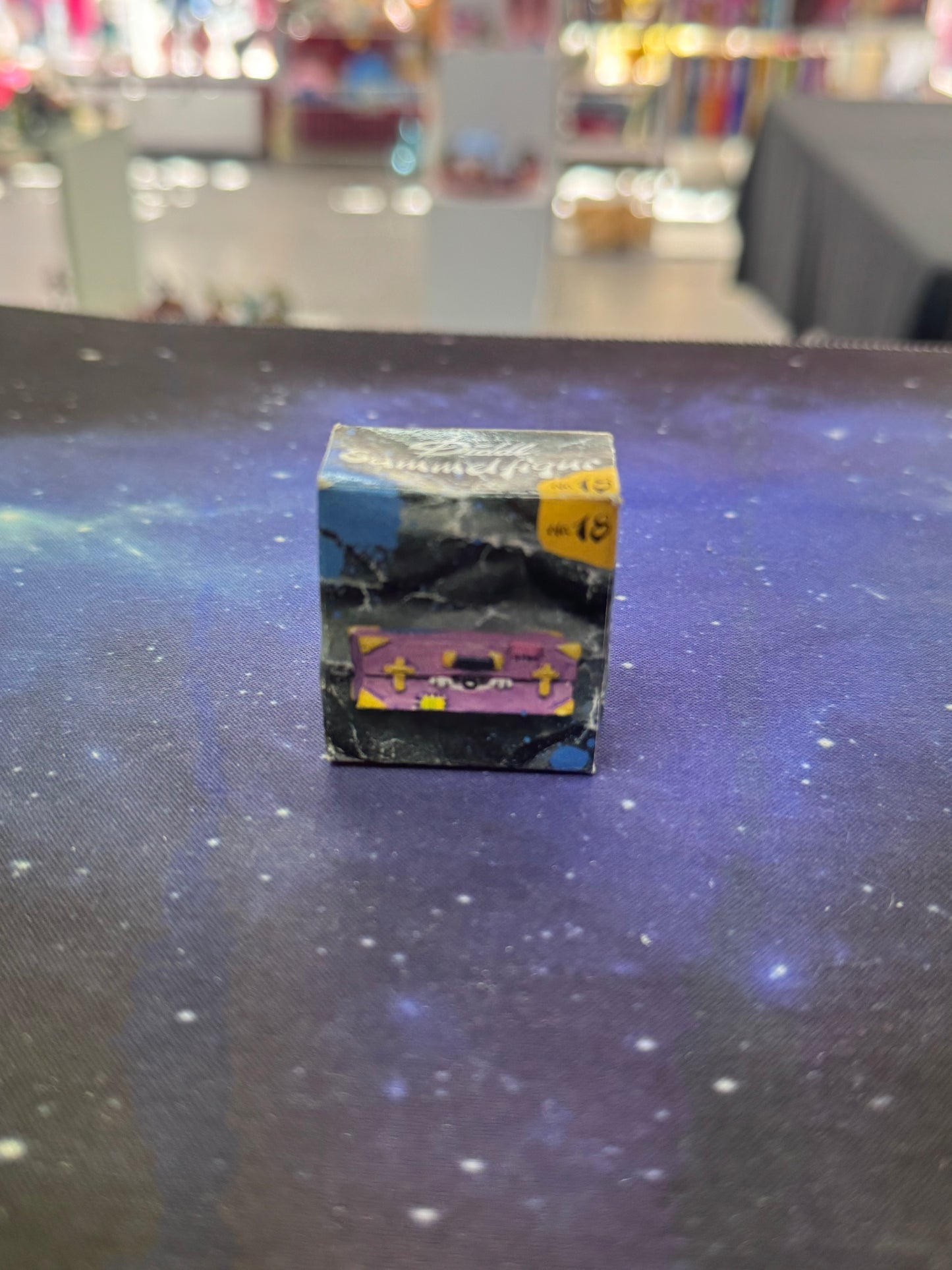 Diddl weiß im Koffer versteckt Sammelfigur