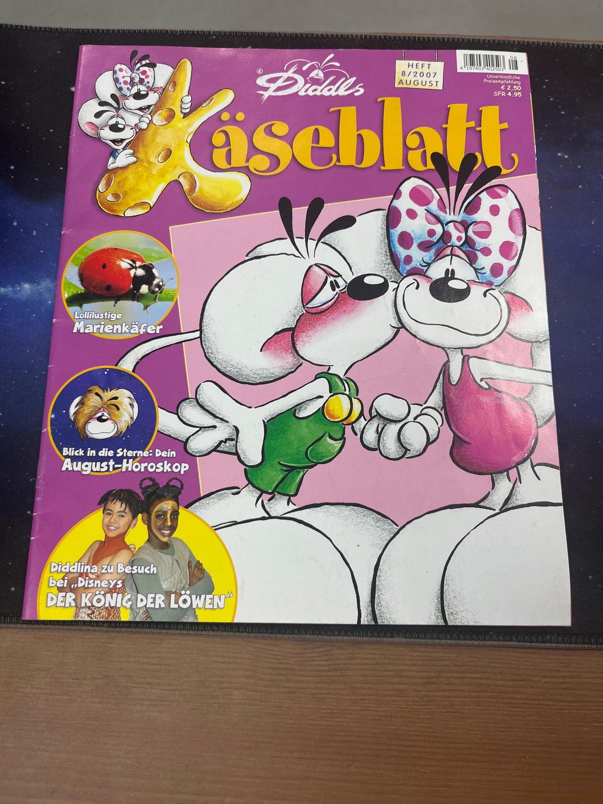 Diddl Käseblatt Jahr 2007 ohne Beilage