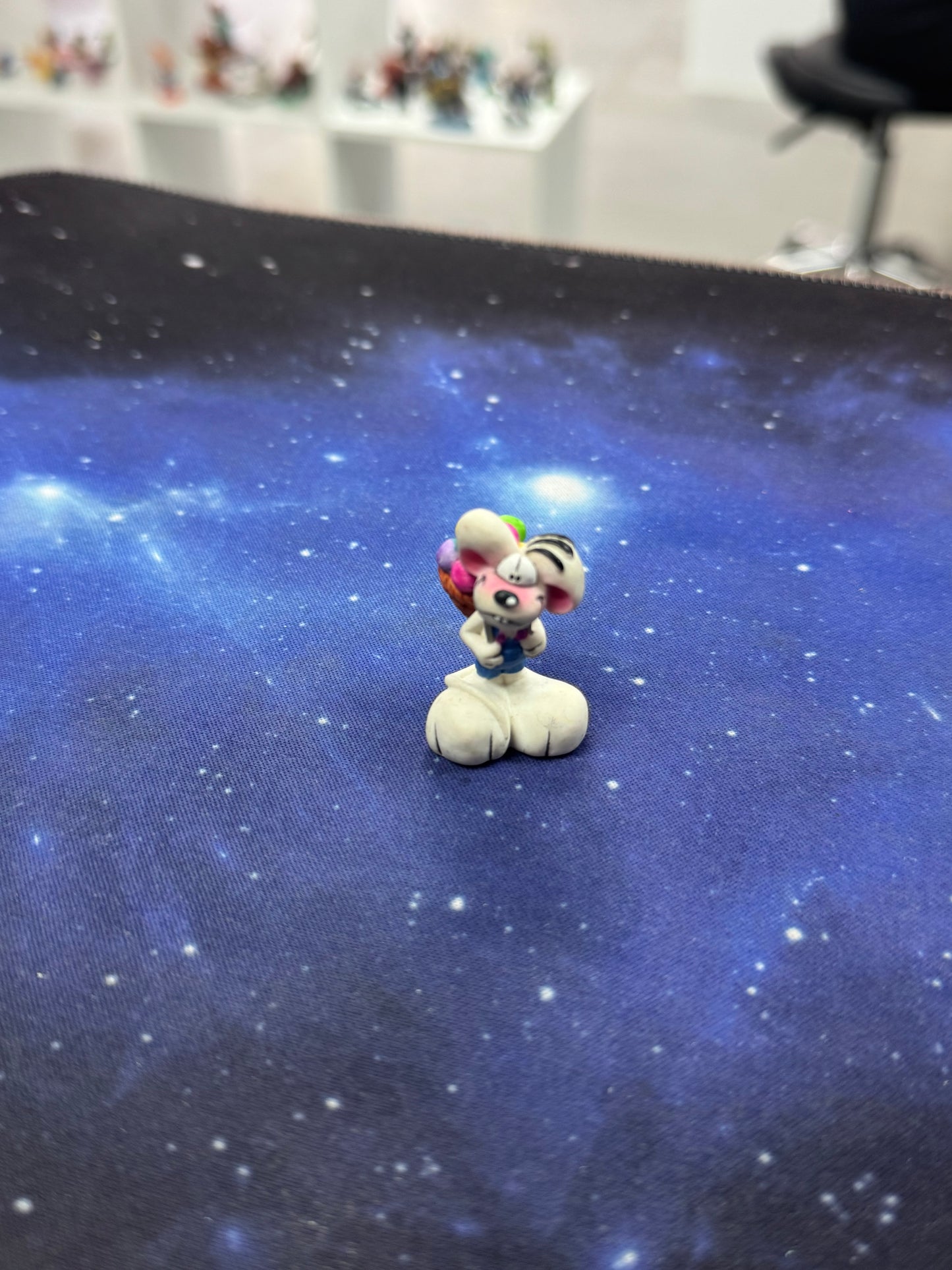 Diddl mit Korb Sammelfigur
