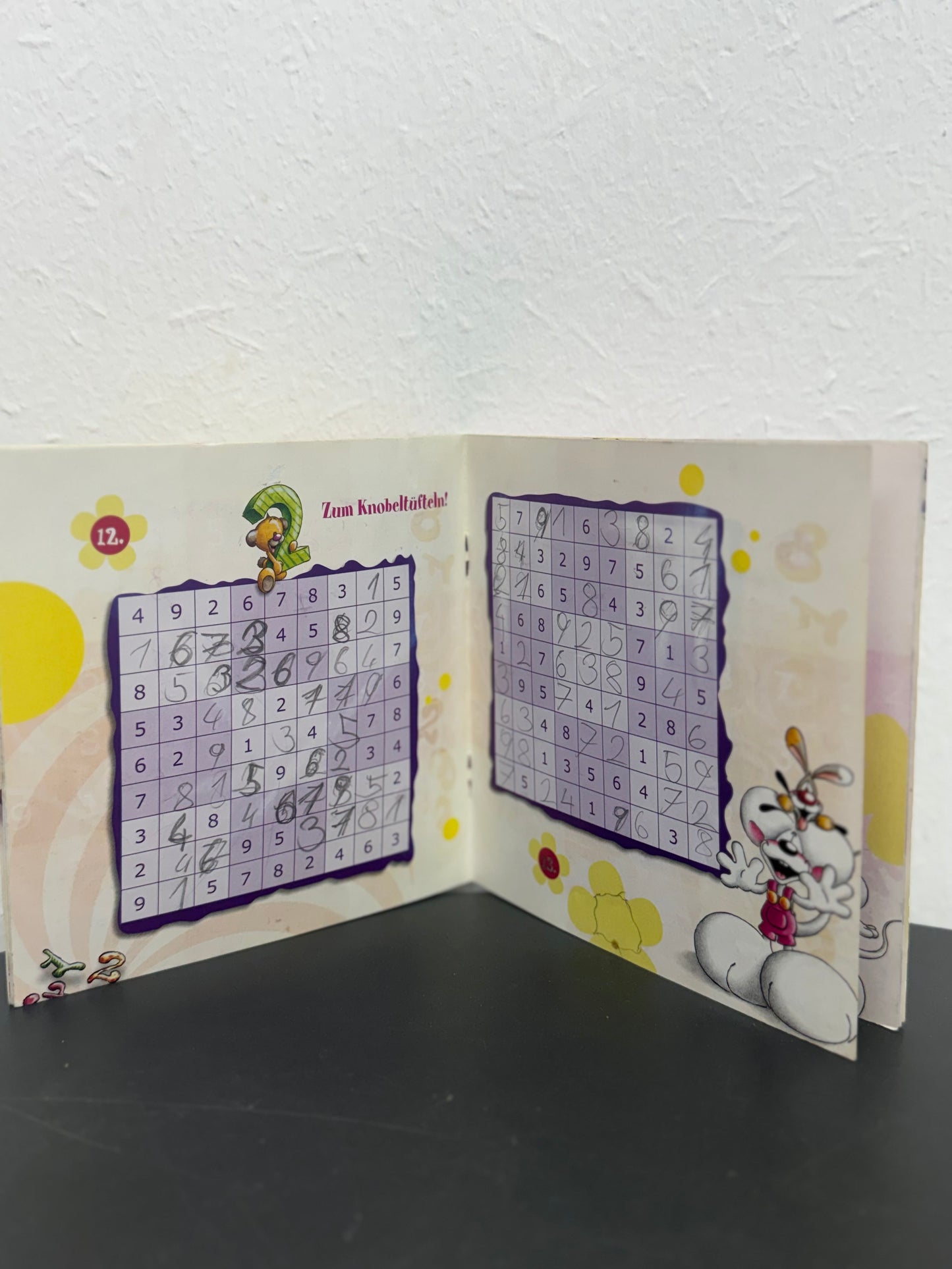 Diddl Minibuch Sommer-Sudoku-Spaß ausgefüllt