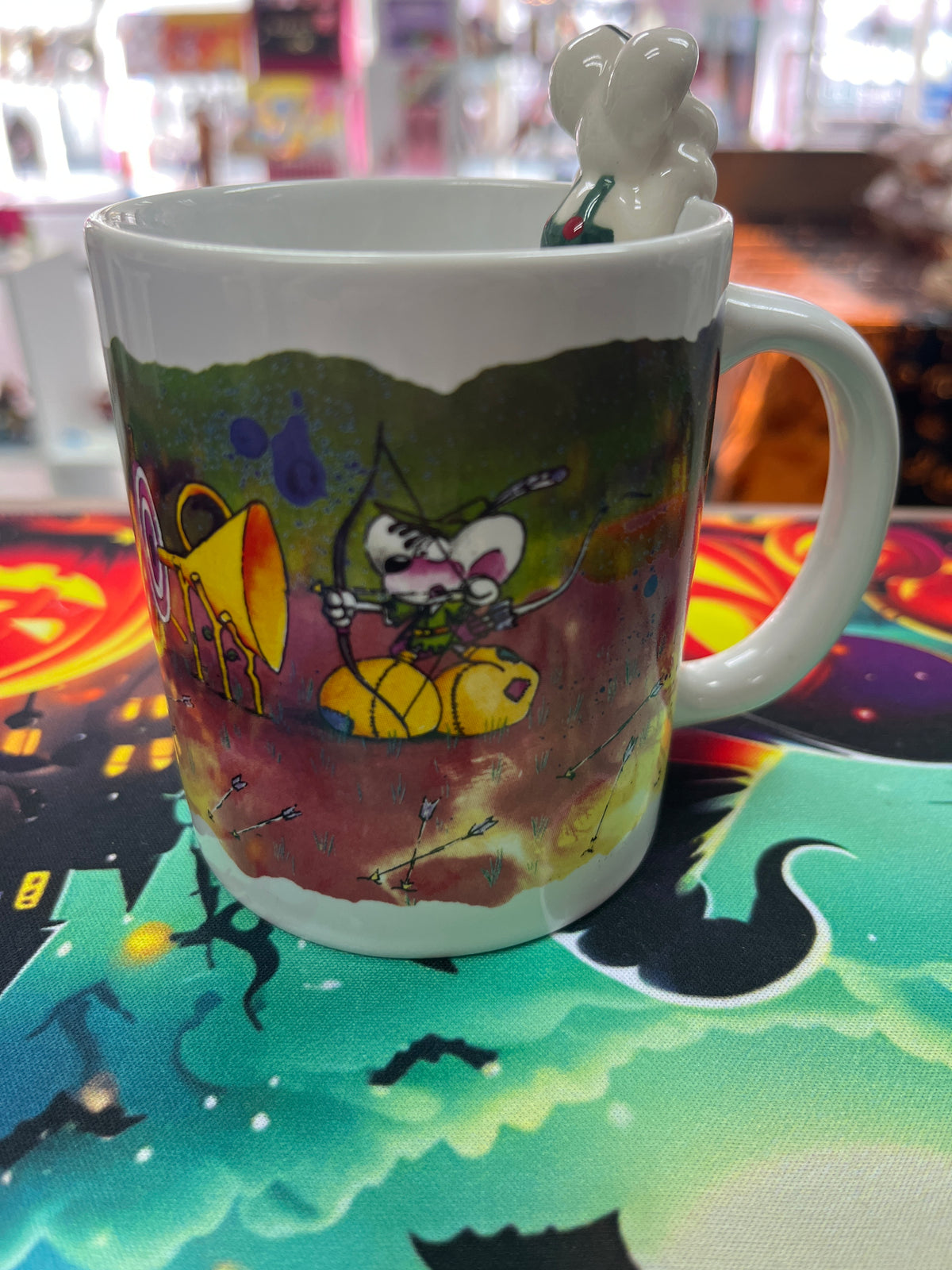 Tasse Diddl gib nicht auf Becher mit Diddl Figur