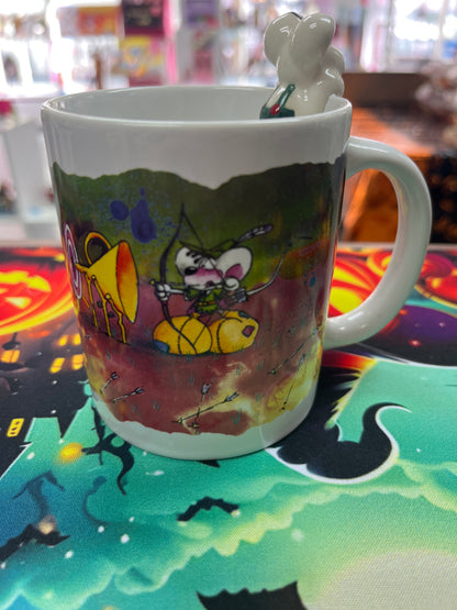 Tasse Diddl gib nicht auf Becher mit Diddl Figur