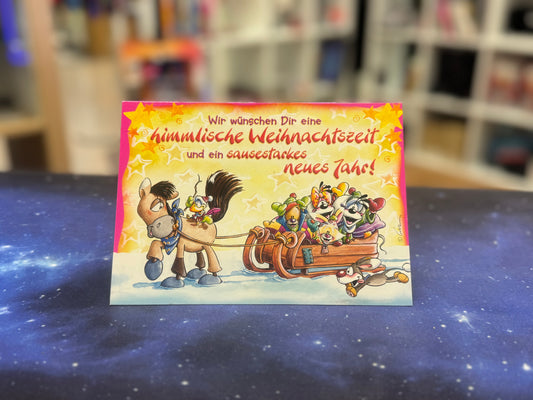 Diddl Weihnachtskarte
