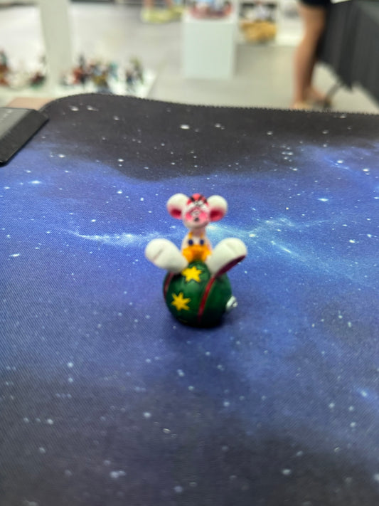 Diddl weiß auf Kugel Sammelfigur