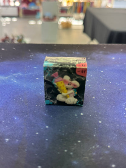 Diddl weiß mit Schultüte Sammelfigur
