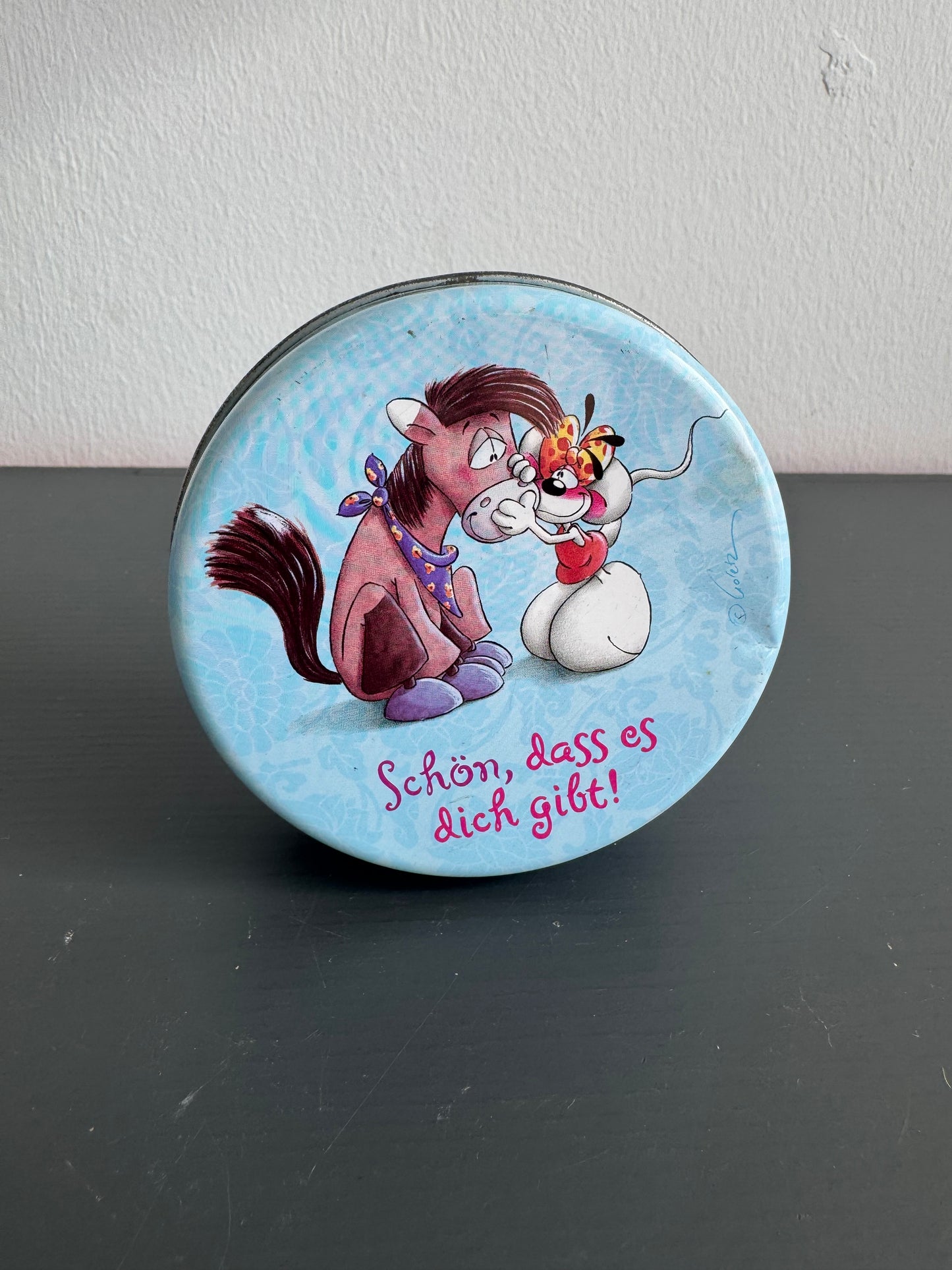 Schön dass du da bist Dose