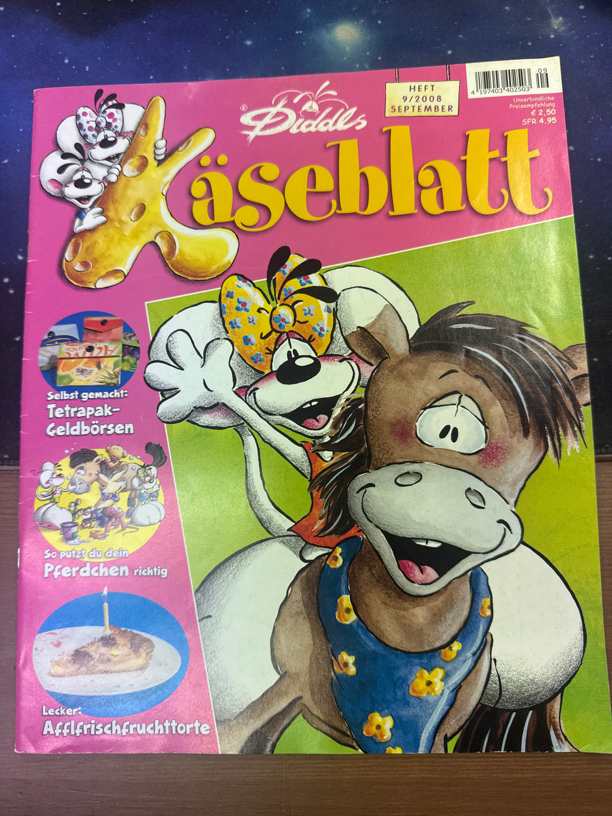 Diddl Käseblatt Jahr 2008 ohne Beilage