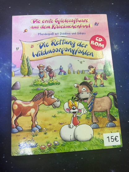 CD Rom Pferdespaß mit Diddlina und Galupy die Rettung der Wildmoorponyfohlen
