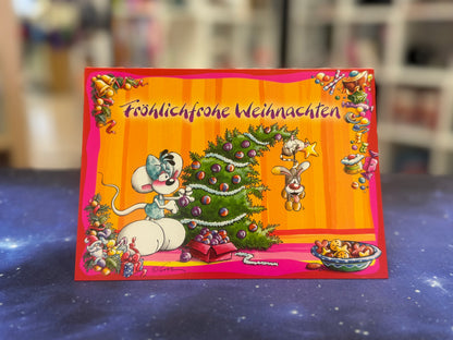 Diddl Weihnachtskarte