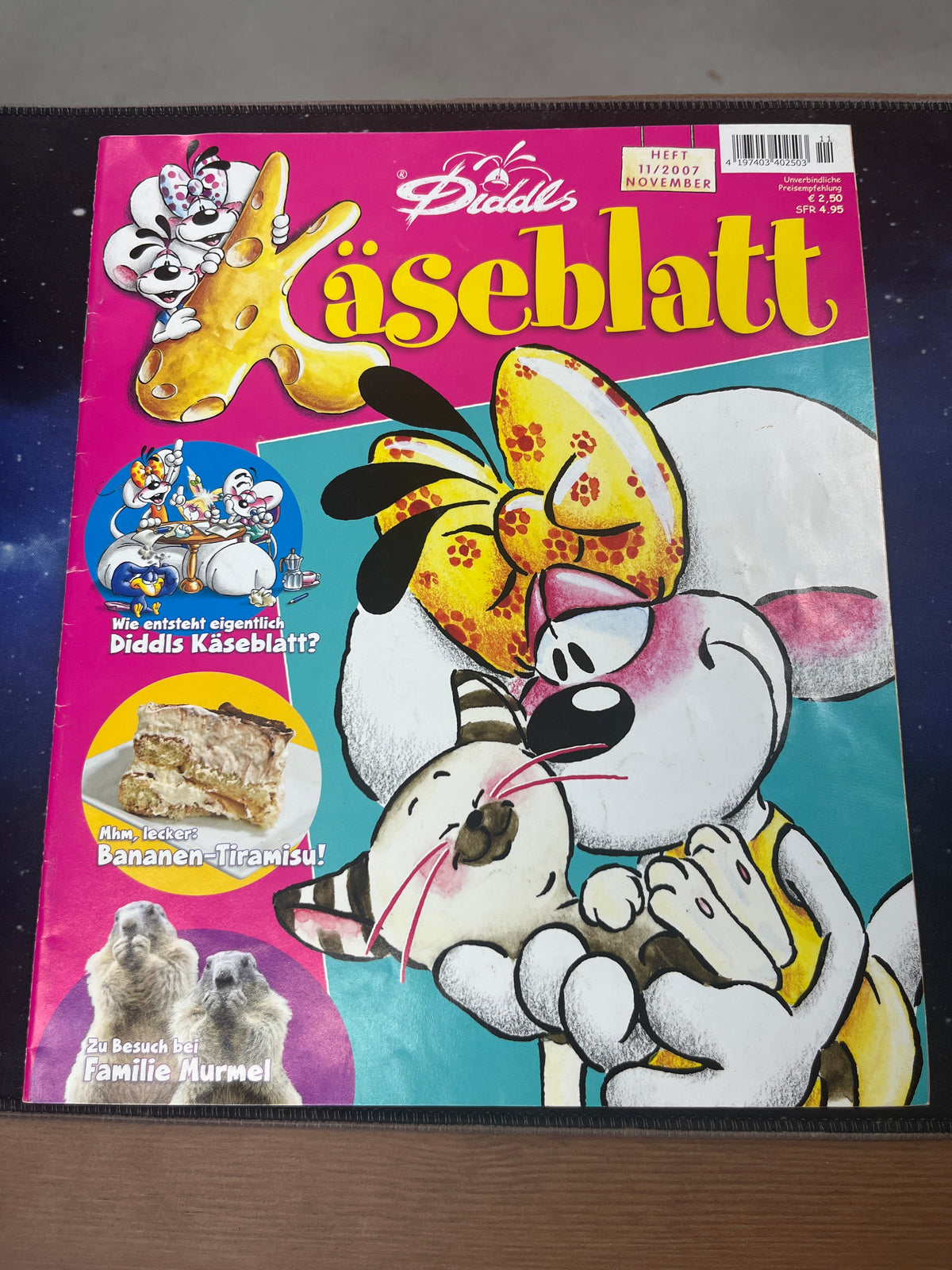 Diddl Käseblatt Jahr 2007 ohne Beilage
