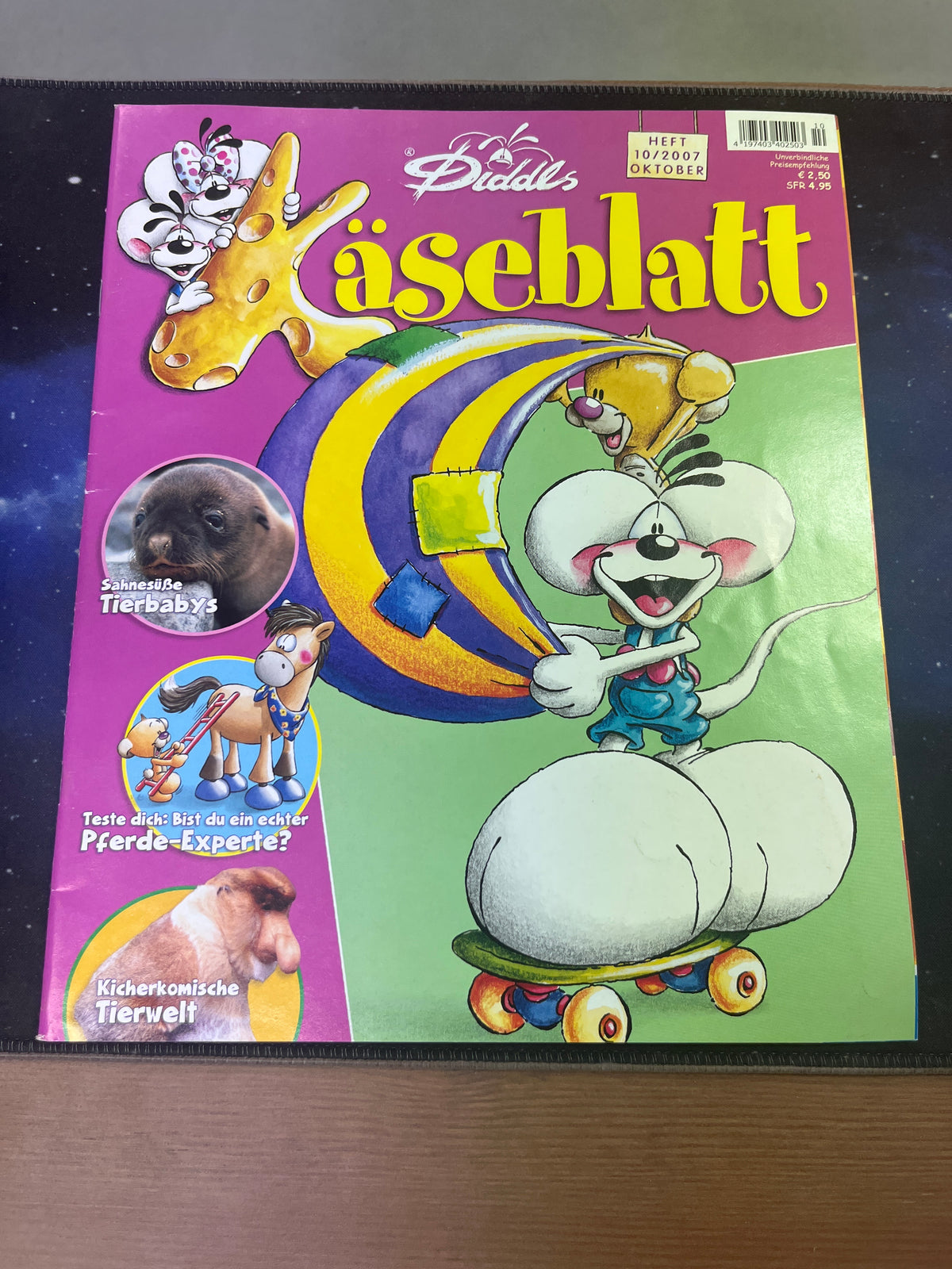 Diddl Käseblatt Jahr 2007 ohne Beilage