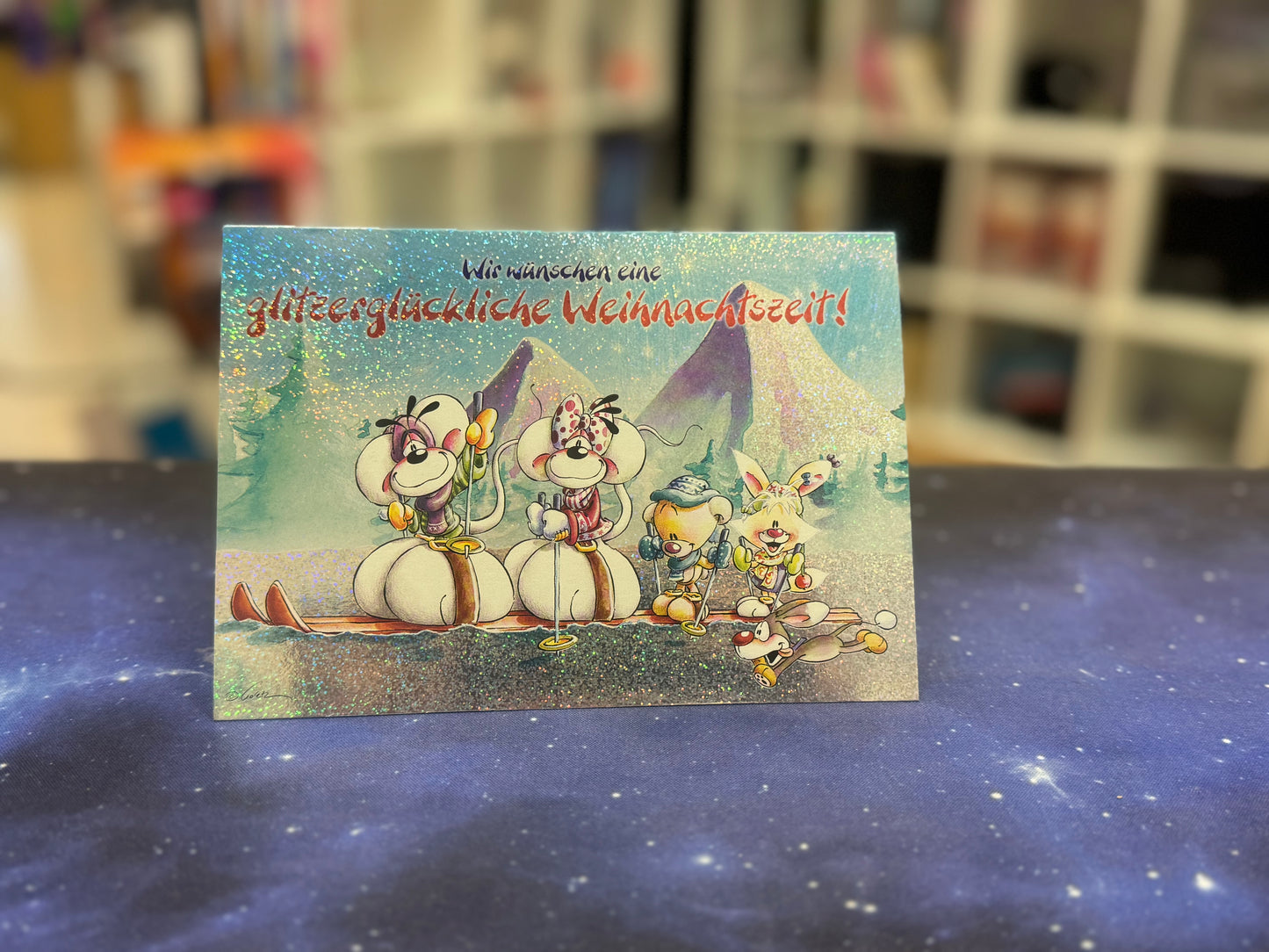 Diddl Weihnachtskarte