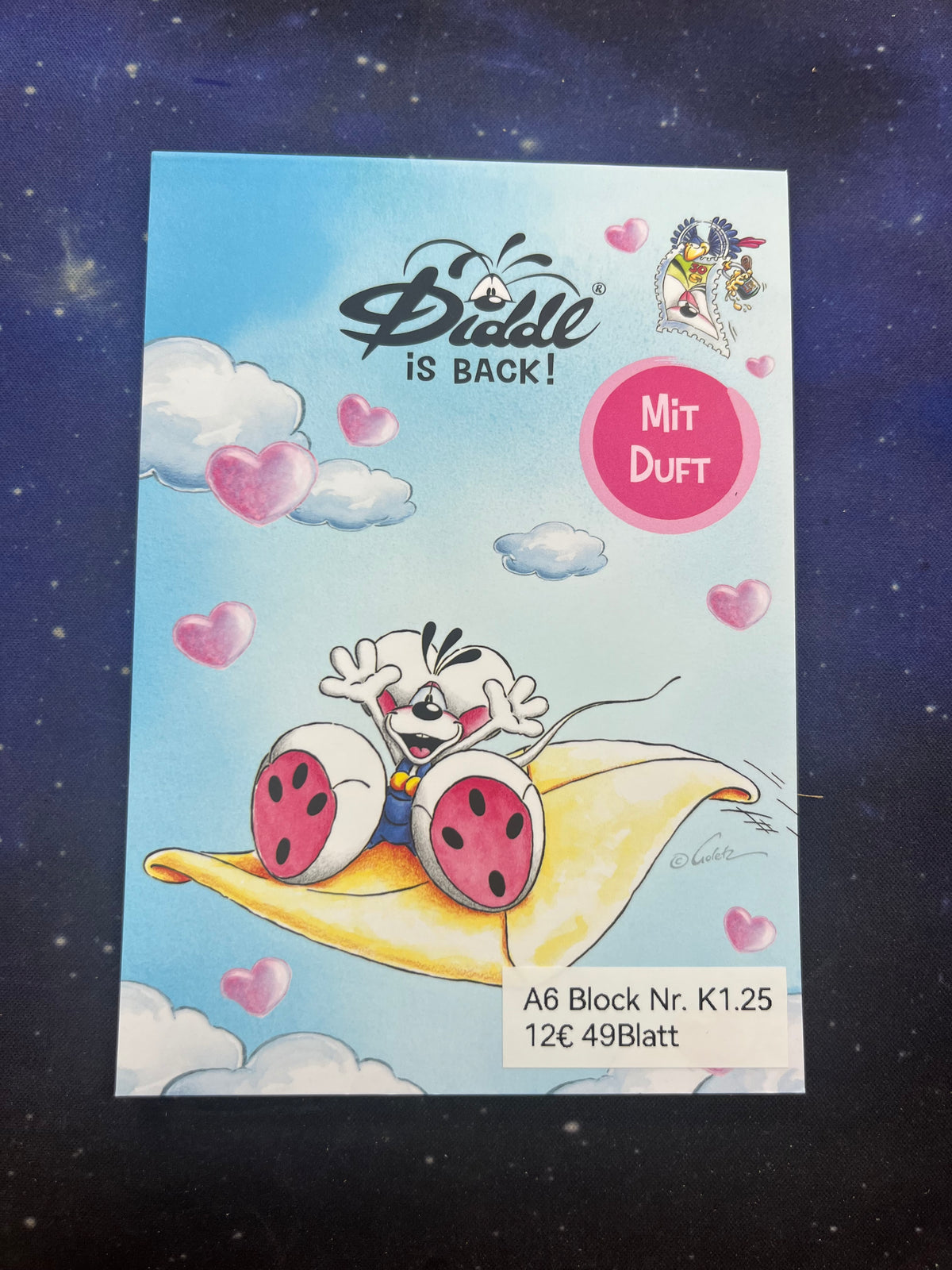 Diddl A6 Block Nr. K1.25 49 Blatt