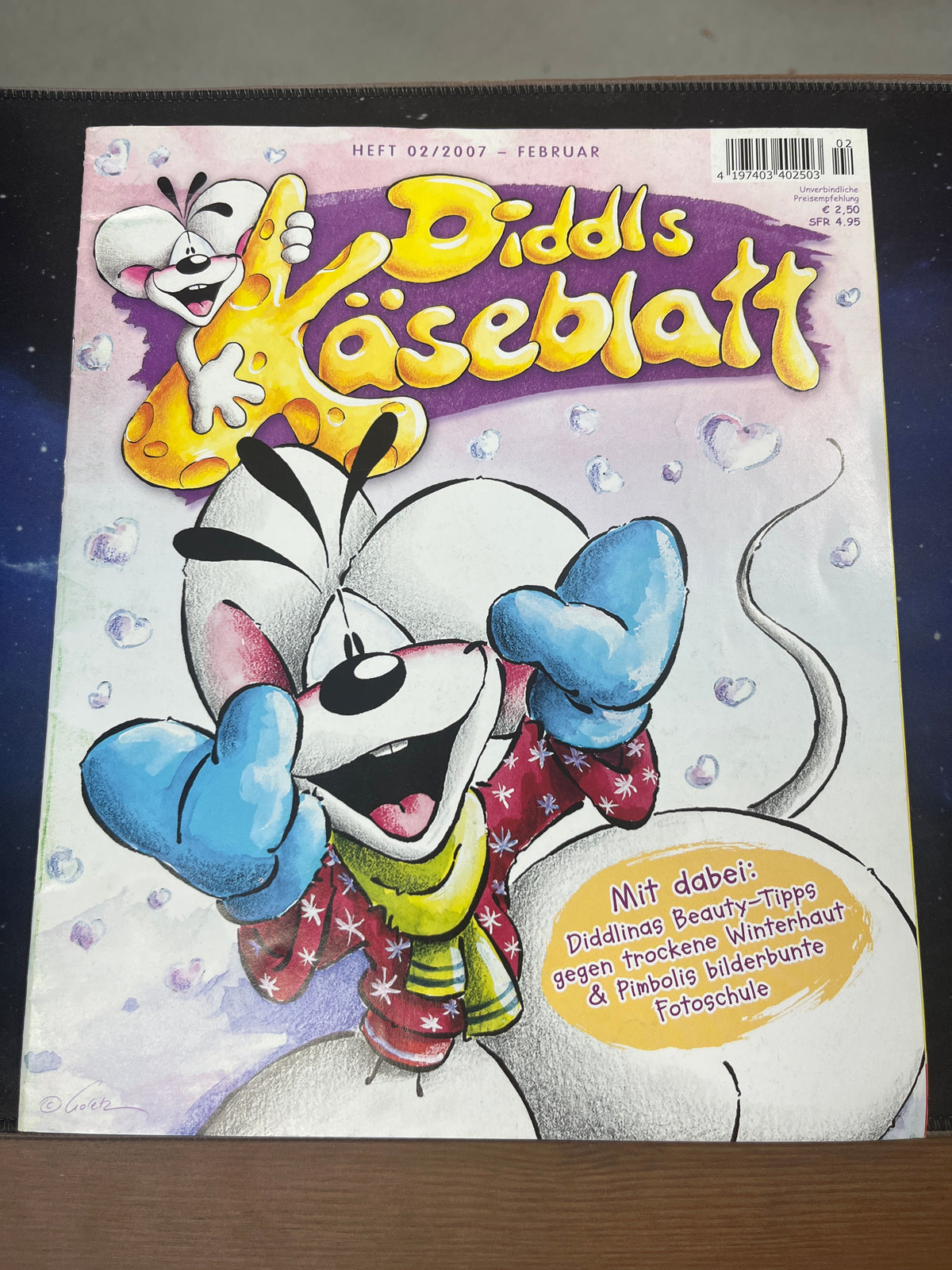Diddl Käseblatt Jahr 2007 ohne Beilage