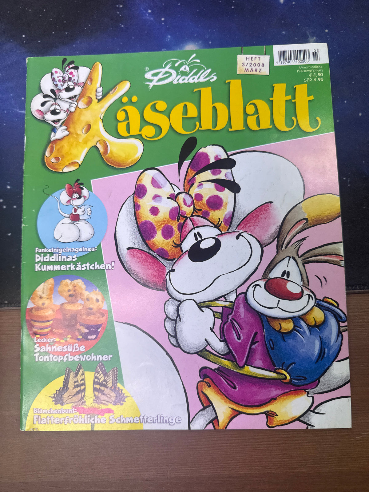 Diddl Käseblatt Jahr 2008 ohne Beilage