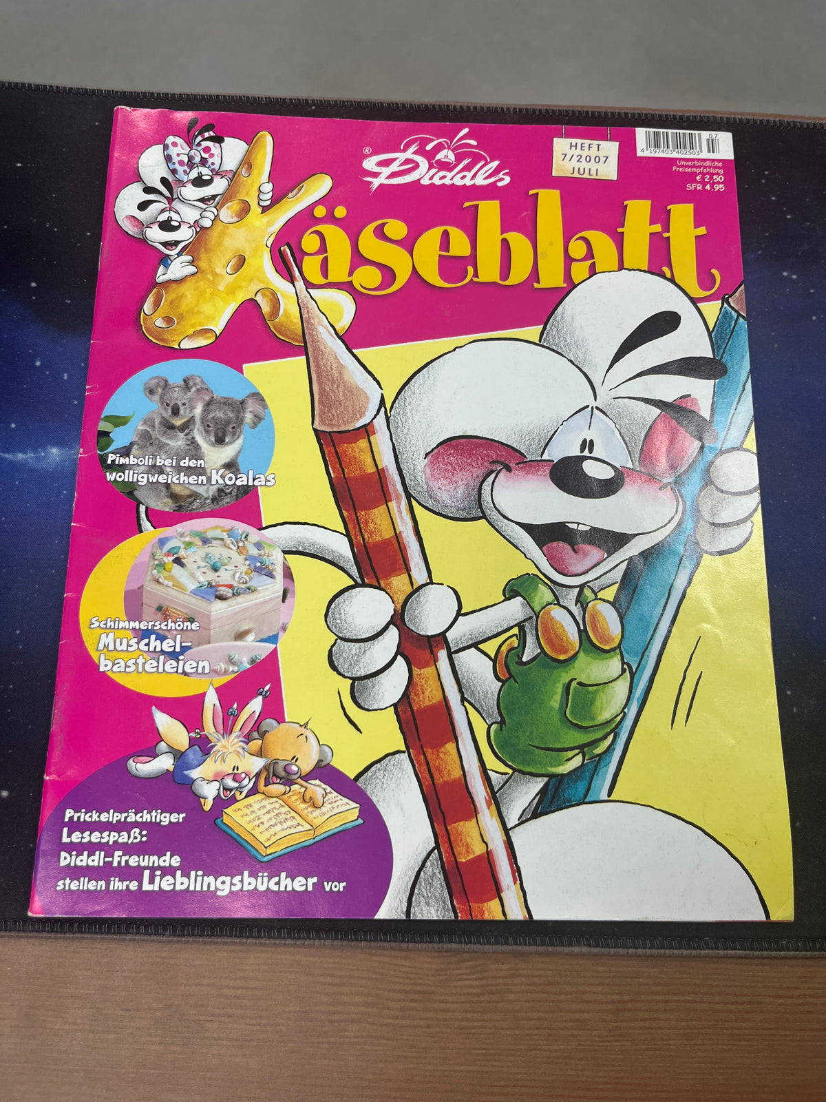 Diddl Käseblatt Jahr 2007 ohne Beilage