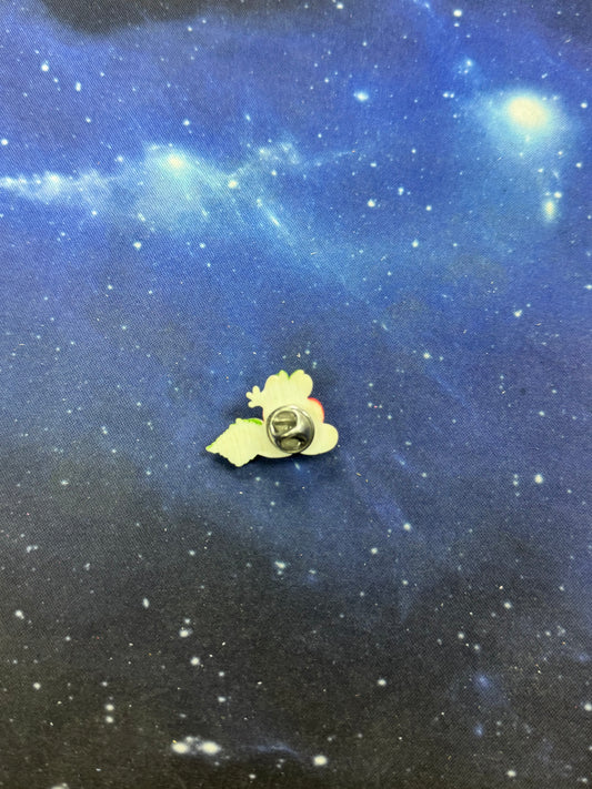 Diddl mit Erdbeere Pin