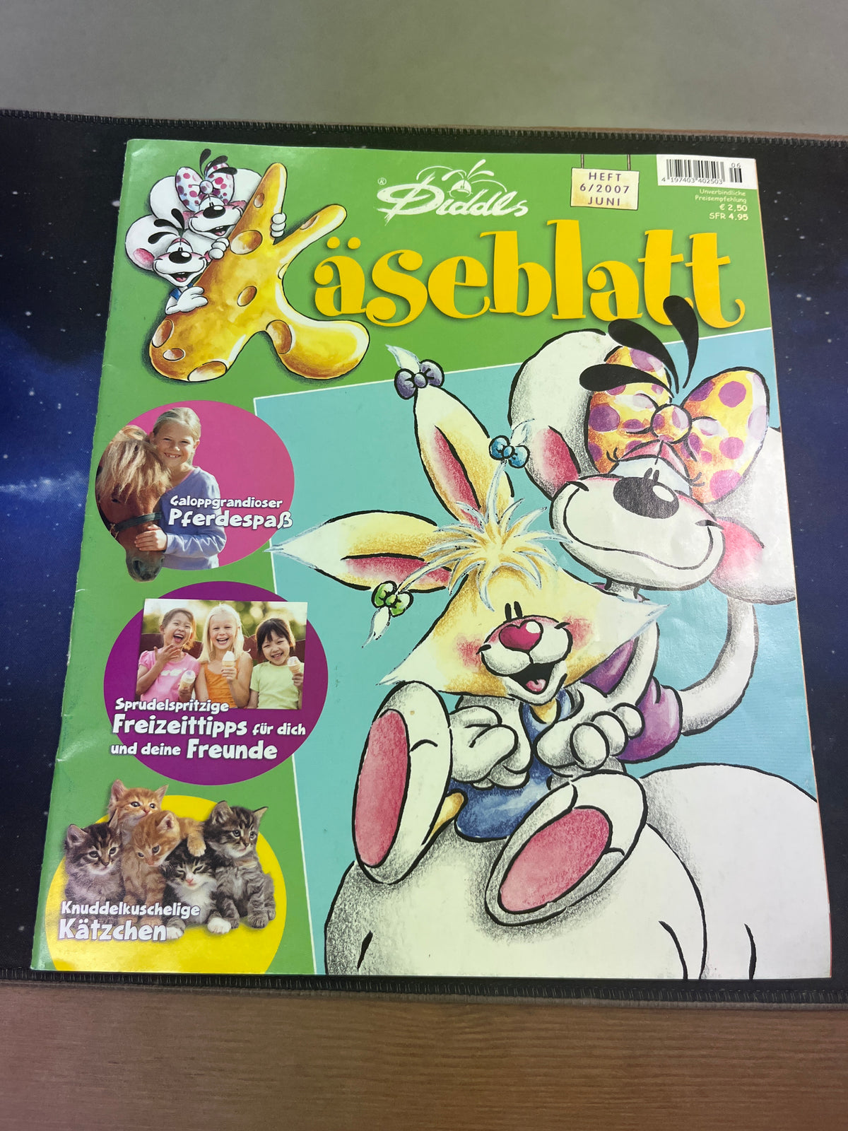 Diddl Käseblatt Jahr 2007 ohne Beilage