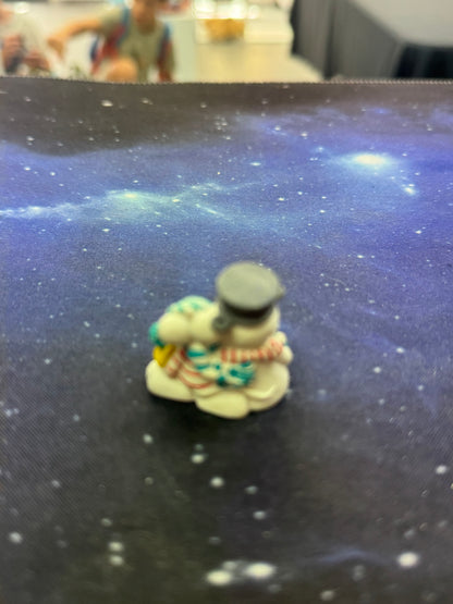 Diddl weiß mit Schneemann Winter Sammelfigur