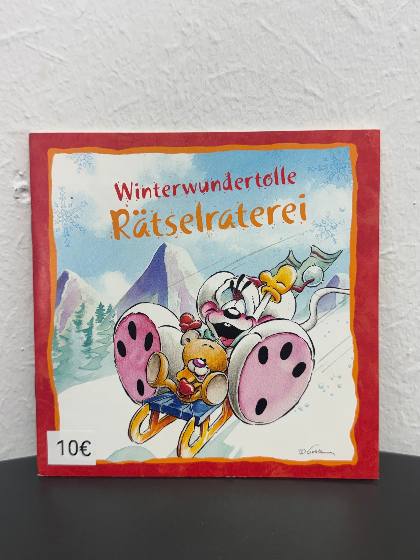 Diddl Minibuch Winterwundertolle Rätselraterei ausgefüllt