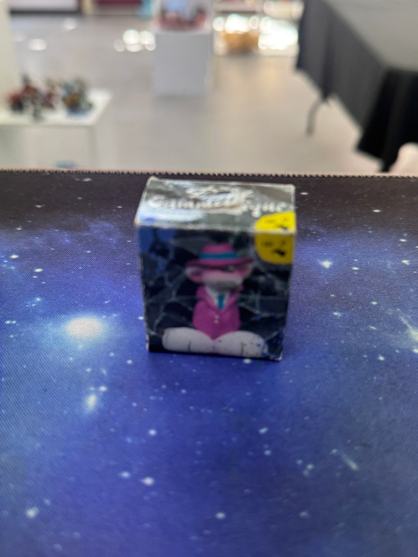 Diddl weiß mit Hut Sammelfigur