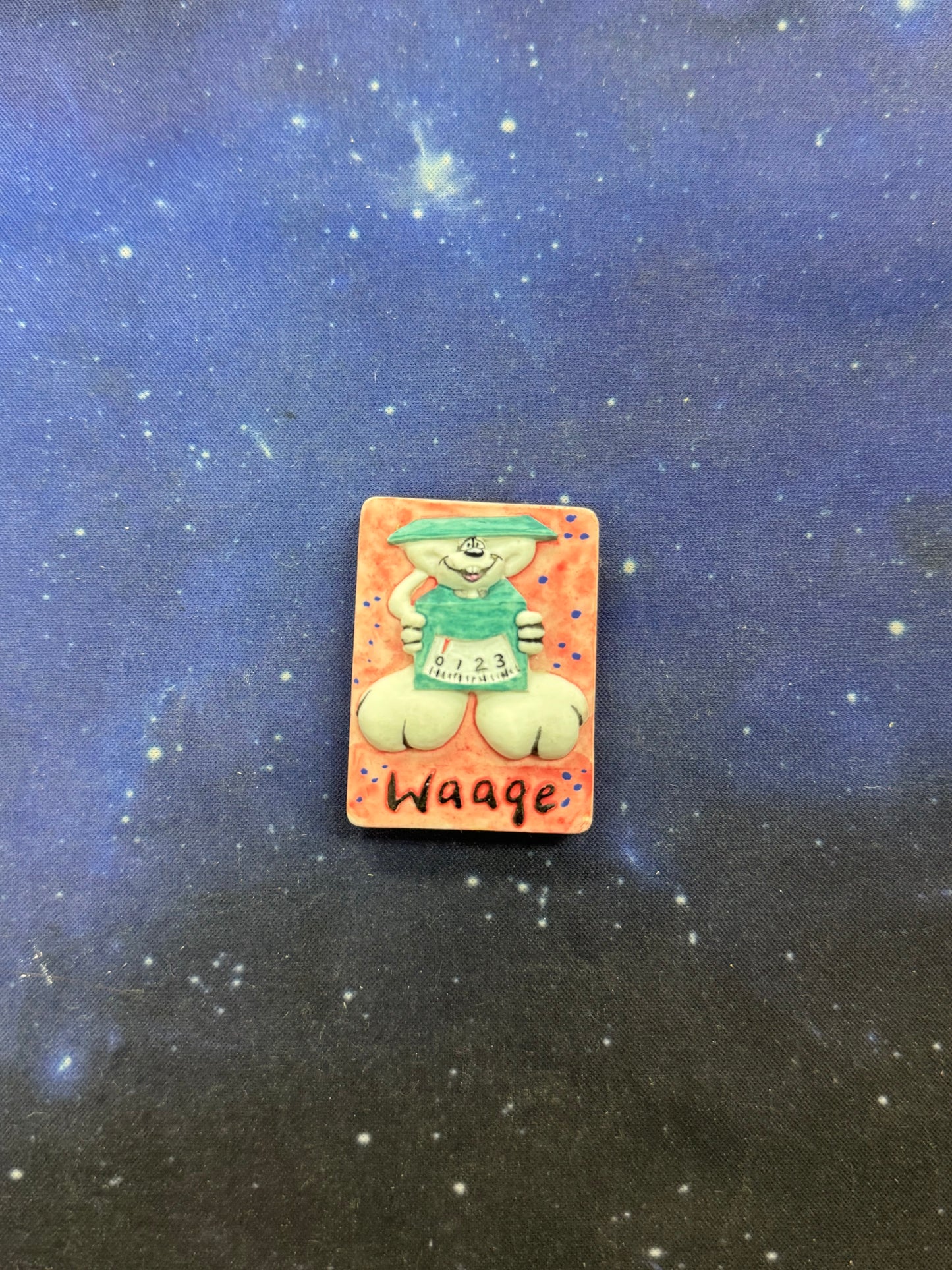 Diddl Sternzeichen Waage Magnet