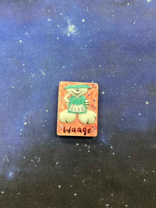 Diddl Sternzeichen Waage Magnet