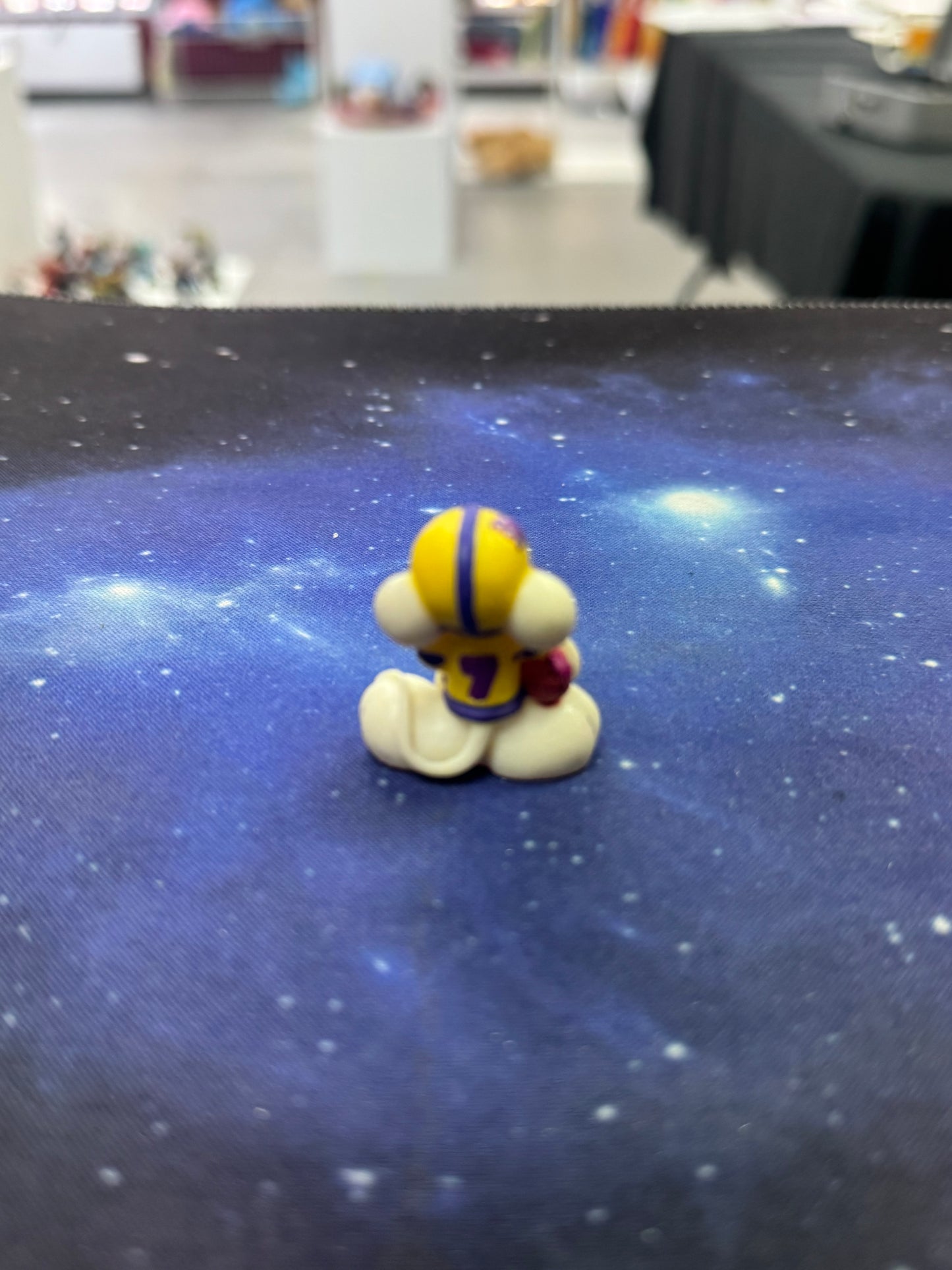 Diddl weiß american Football Sammelfigur