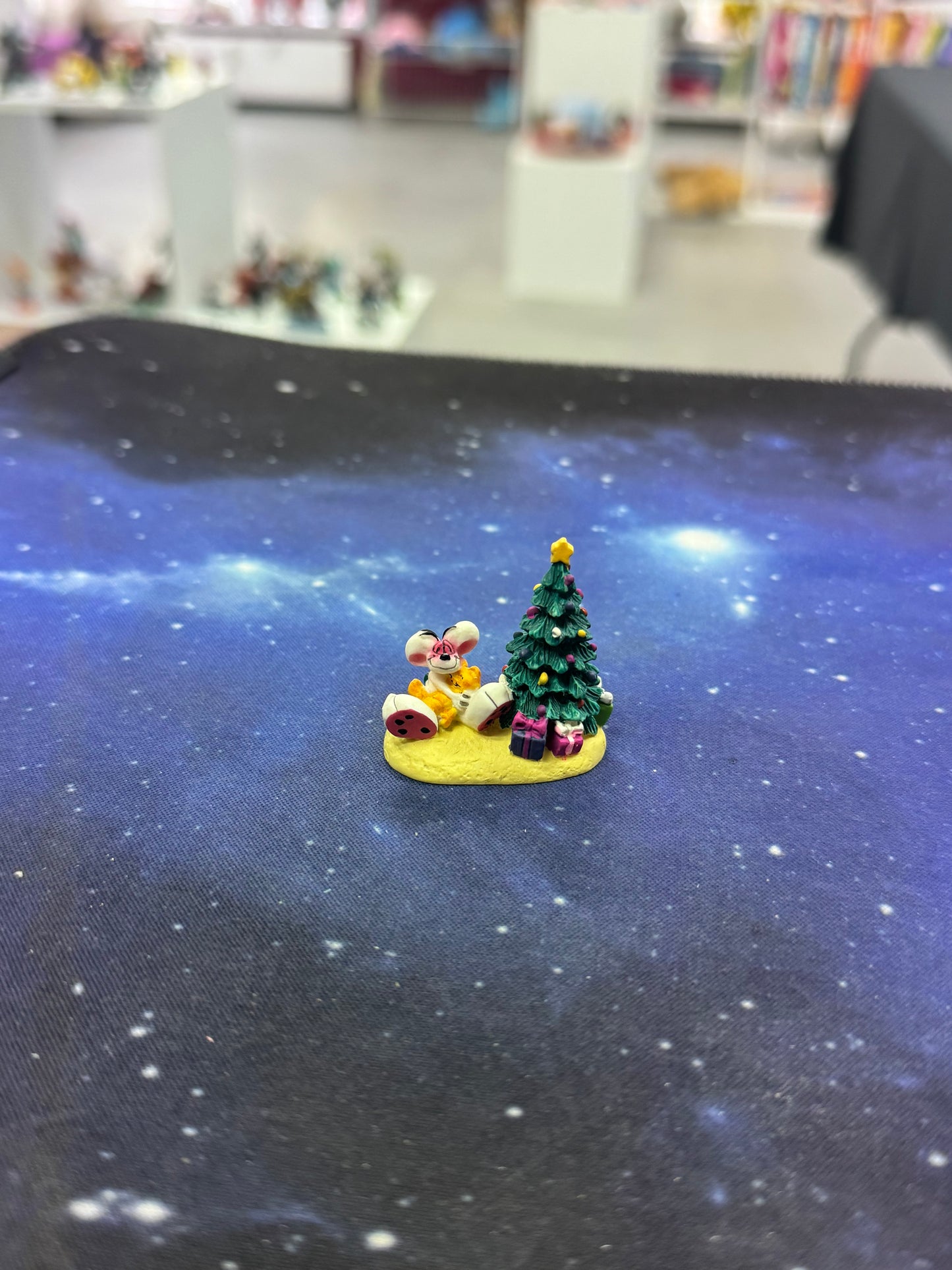 Diddl mit Weihnachtsbaum Sammelfigur
