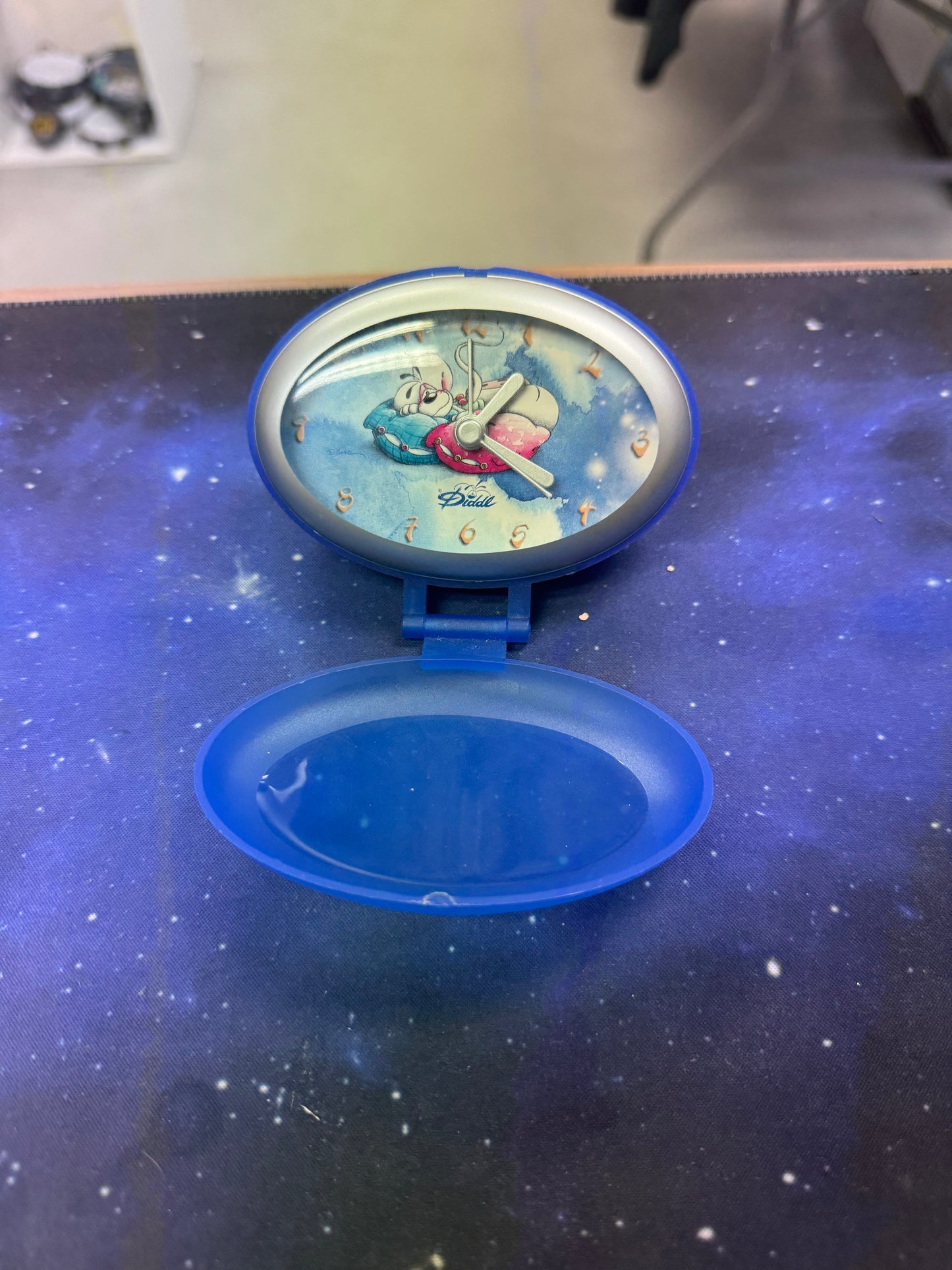 Diddl Wecker Blau